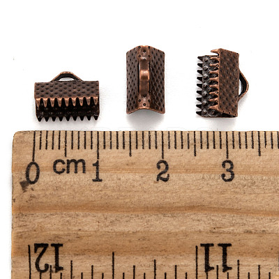 Mixed Iron Ribbon Crimp Ends E143Y-M-1
