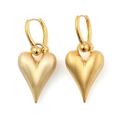 Brass Hoop Earrings for Women EJEW-U055-20A-G-1