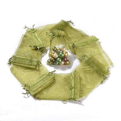 Organza Gift Bags with Drawstring LS-X-OP-R016-10x15cm-13-1