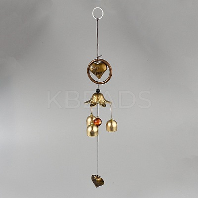 Alloy Wind Chimes AJEW-WH20006-259C-1