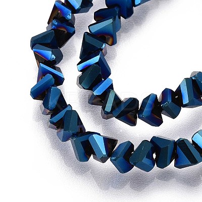 Electroplate Glass Beads Strands GLAA-N024-4mm-02-1