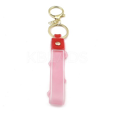 Flower PVC Rope Keychains LS-KEYC-B015-01LG-03-1