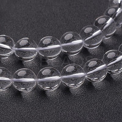 Synthetic Quartz Crystal Beads Strands X-GSR14mmA039-1-1