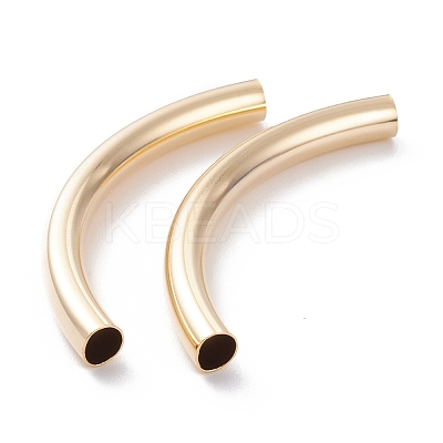 Brass Tube Beads X-KK-Y003-88C-G-1