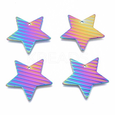 Ion Plating(IP) 304 Stainless Steel Pendants STAS-N098-194M-1