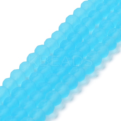 Transparent Glass Beads Strands X1-EGLA-A034-T4mm-MD08-1