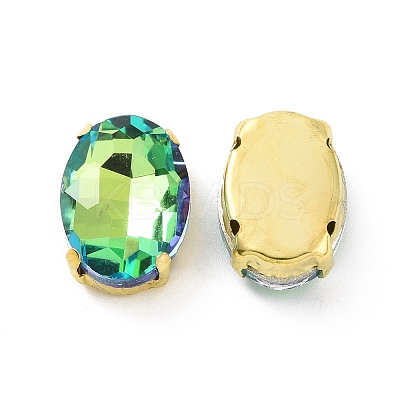 Oval Sew on Rhinestone DIY-E062-06G-B01-1