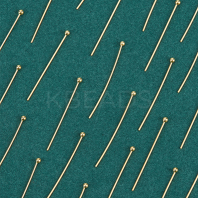 30Pcs 925 Sterling Silver Ball Head Pins STER-BBC0006-40-1