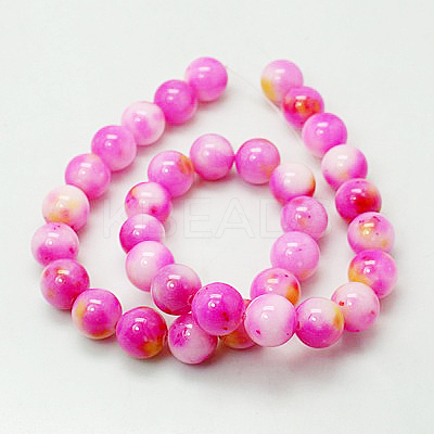 Jade Beads Strands G-D264-6mm-XH09-1