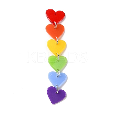 Acrylic Big Pendants SACR-E010-08P-1