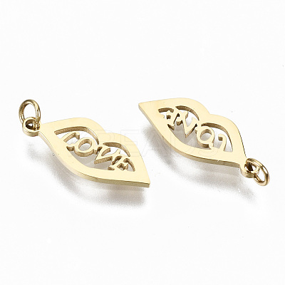304 Stainless Steel Charms STAS-S116-063G-1