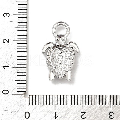 304 Stainless Steel Rhinestone Pendants STAS-A122-04P-1