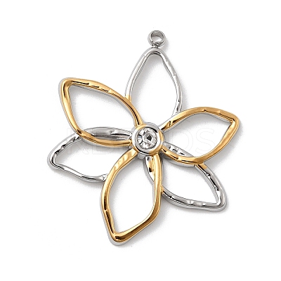 304 Stainless Steel Pendants X-STAS-A126-03B-GP-1