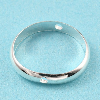 Brass Beads Frames KK-O133-014F-S-1