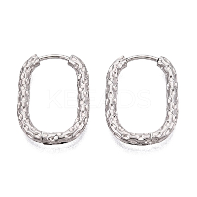 Non-Tarnish 304 Stainless Steel Hoop Earring STAS-A091-17B-P-1