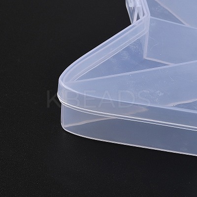 (Defective Closeout Sale: Scratched) 10 Grids Transparent Plastic Box LS-CON-XCP0002-62-1
