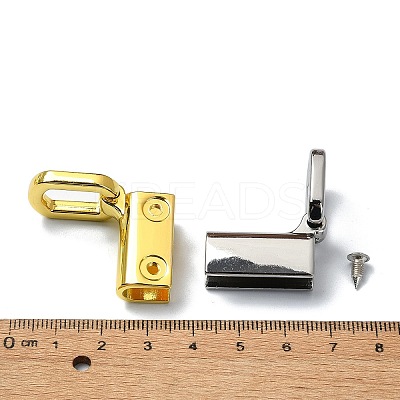 (Defective Closeout Sale: Scratched) Alloy Bag Suspension Clasps FIND-XCP0002-71-1