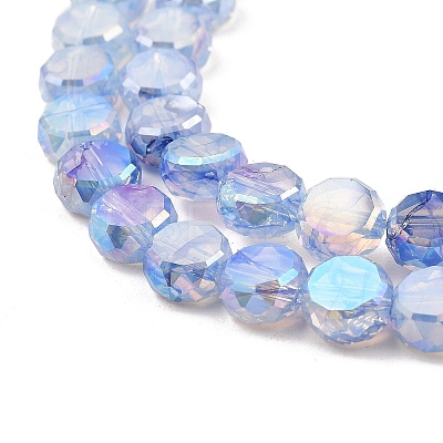Imitation Jade Glass Beads Strands GLAA-P058-05A-03-1