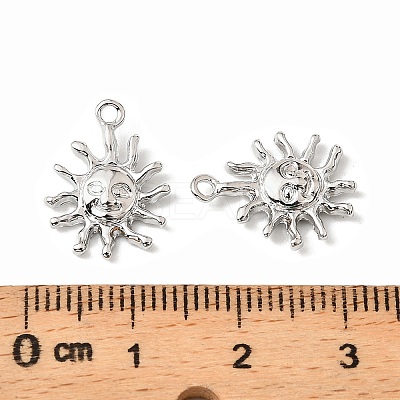Brass Micro Pave Cubic Zirconia Pendants KK-K351-62P-1