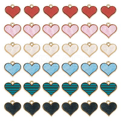50Pcs Alloy Enamel Charms ENAM-TA0002-90-1