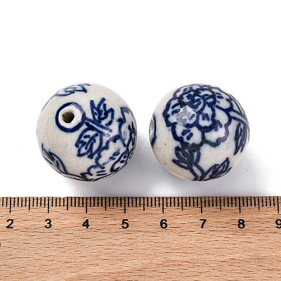 Handmade Porcelain Beads X1-PORC-I027-19D-1