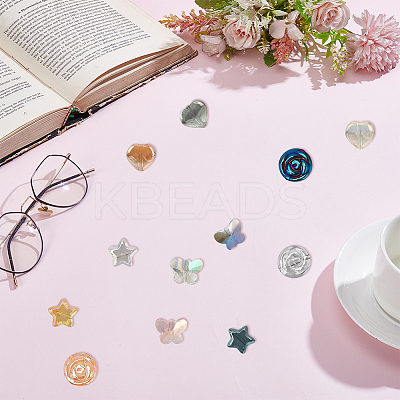 240Pcs 12 Styles Electroplate Glass Beads EGLA-PA0001-12-1