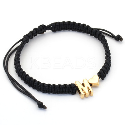 Alloy Beads Braided Bead Bracelets FS-WGADCE6-13-1
