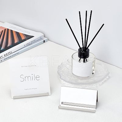 Stainless Steel Business Card Frame LS-ODIS-WH0008-37P-1