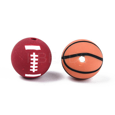 Handmade Polymer Clay Beads CLAY-N014-02B-M-1