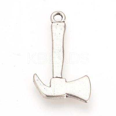 Tibetan Style Alloy Pendants TIBEP-Q064-173AS-RS-1
