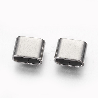 Tarnish Resistant 201 Stainless Steel Slide Charms STAS-G187-29P-A-1