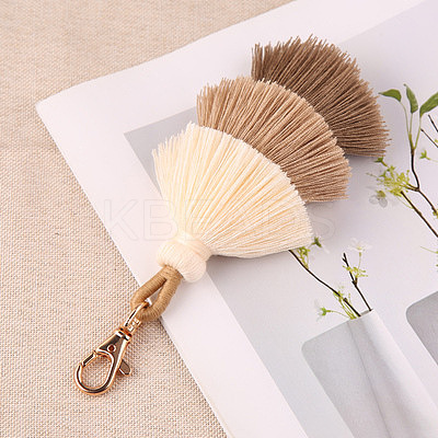 Colorful Tassel Keychain Handmade Boho Keychain Personalized Bag Charm Tassel Keychain for Women FIND-SZC0013-283-1