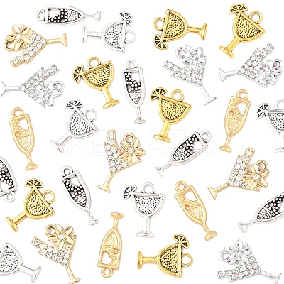 30Pcs Tibetan Style Alloy Pendants FIND-FS0003-83-1