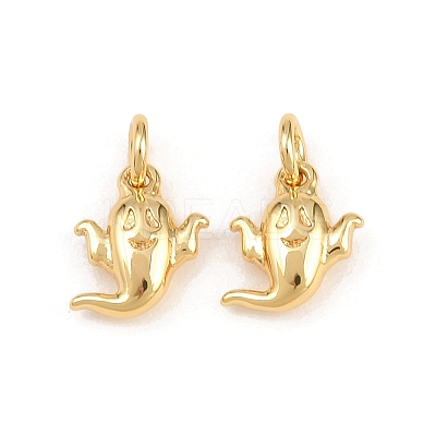 Halloween Brass Charms KK-H292-03G-1