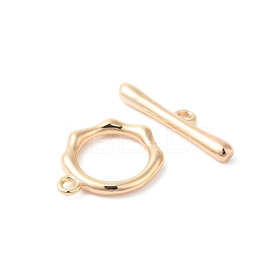 Brass Toggle Clasps LS-KK-O144-30G-1