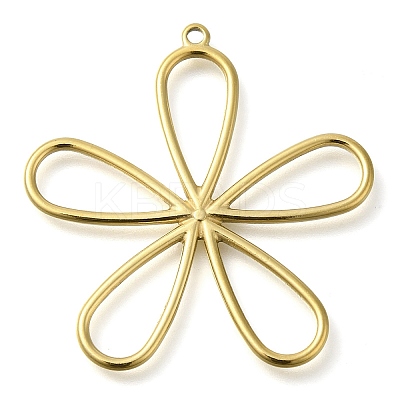 Ion Plating(IP) 304 Stainless Steel Pendants STAS-I310-07G-1