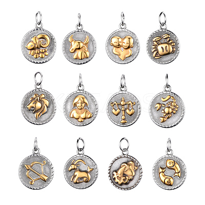 316 Surgical Stainless Steel Pendants STAS-S045-40-1