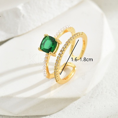 Vintage Luxury Fashion Gemstone Ring Women's Jewelry Party Wedding Gift Banquet. IA6817-1-1