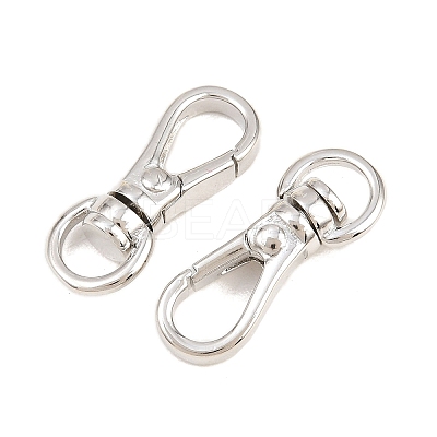 Brass Swivel Claw Clasps KK-P353-13P-1