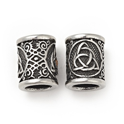Viking Rune 304 Stainless Steel Beads STAS-E164-01AS-1