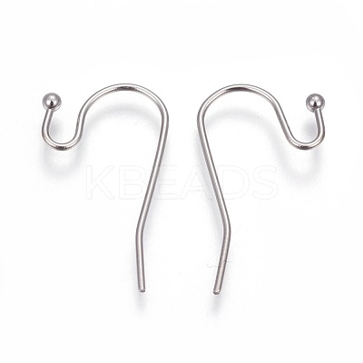 Tarnish Resistant 304 Stainless Steel Earring Hooks STAS-P227-33P-1