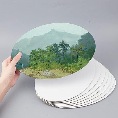 Wood and Linen Painting Canvas Panels DIY-NB0001-72A-1