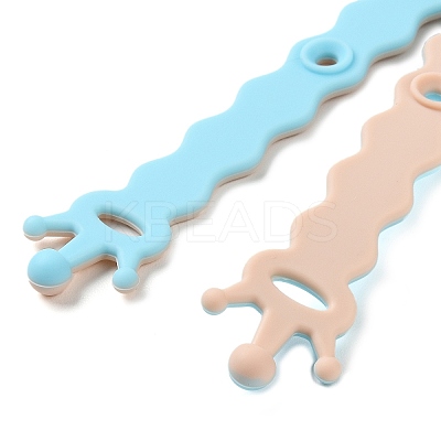 Silicone Baby Pacifier Holder Chains SIL-P004-B02-1