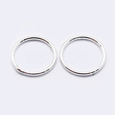 925 Sterling Silver Soldered Closed Jump Rings STER-F036-03S-1x9-1