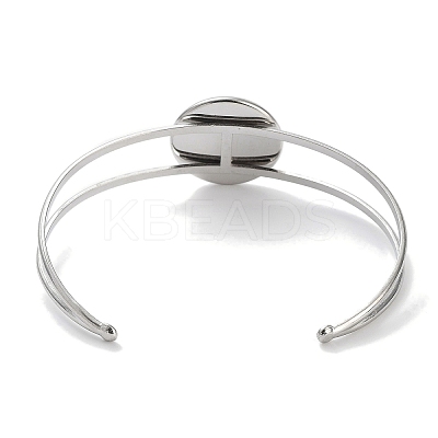 Non-Tarnish 304 Stainless Steel Bracelets Setting Making LS-BJEW-B090-03D-P-1