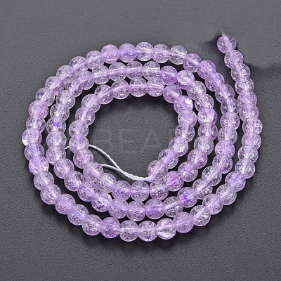 Crackle Glass Beads Strands GLAA-S192-B-006I-1