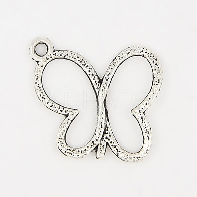Tibetan Style Alloy Pendants TIBEP-13546-AS-RS-1