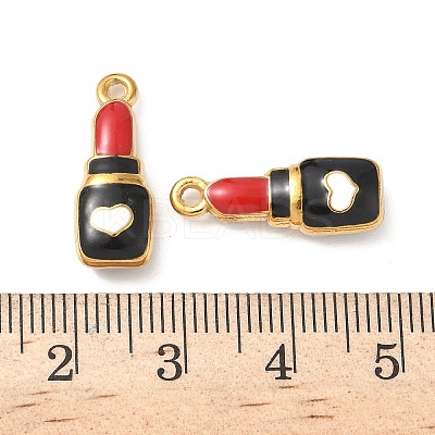 304 Stainless Steel Enamel Pendants STAS-I346-06G-01-1