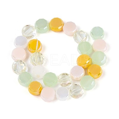 Electroplate Glass Beads Strands EGLA-N022-03A-A07-1