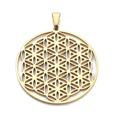 Ion Plating(IP) 304 Stainless Steel Pendants STAS-P209-18G-1